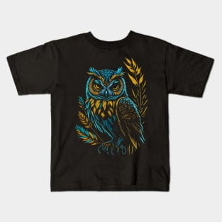 Colorful Owl Kids T-Shirt